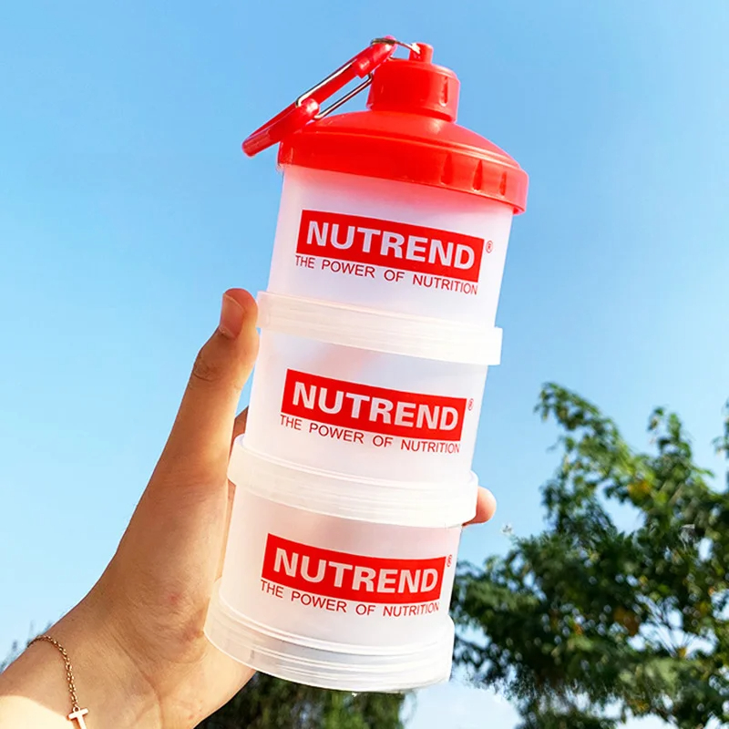 Protein Bar - Taşınabilir Protein Tozu Kutusu Huni Tozu