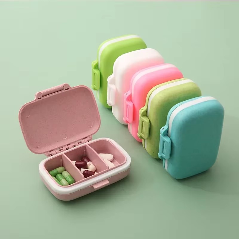 Seaweed Snack - 1-6 adet Mini taşınabilir hap saklama