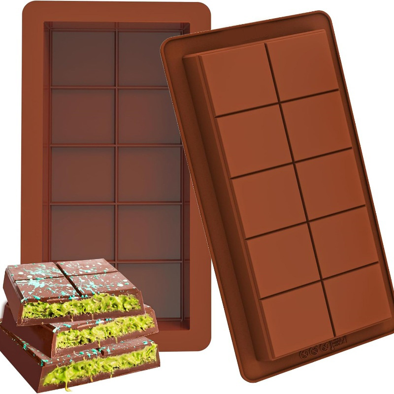 Protein Bar - Çikolata Bar Kalıpları Silikon Barlar Kırılma