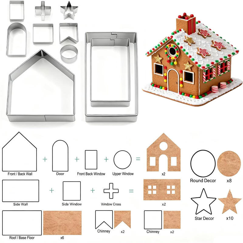 3D Noel Zencefilli Kurabiye Ev - Cookies Pack incelemesi ve fiyatı